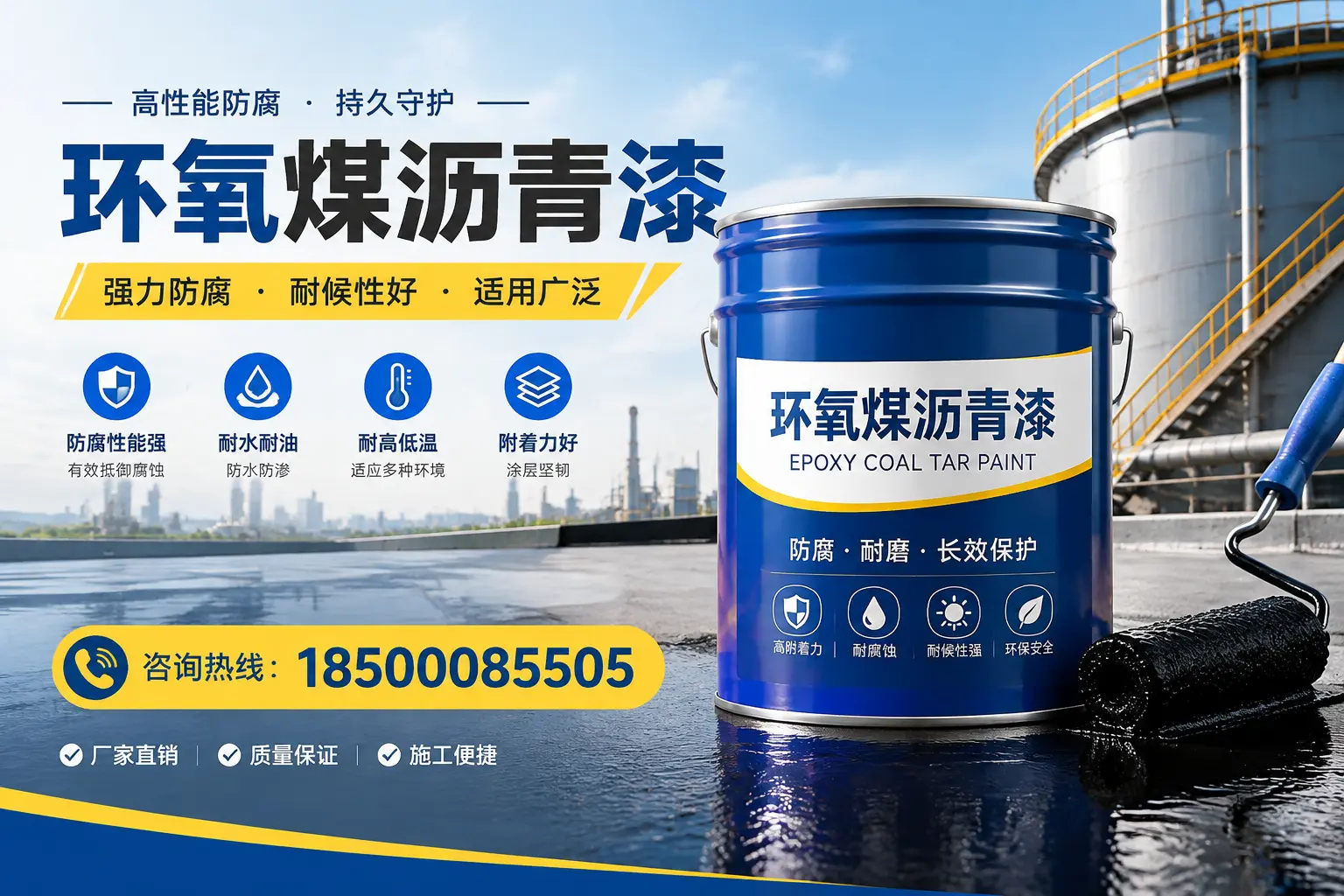 环氧煤沥青漆的储存与运输注意事项,大庆企业须知