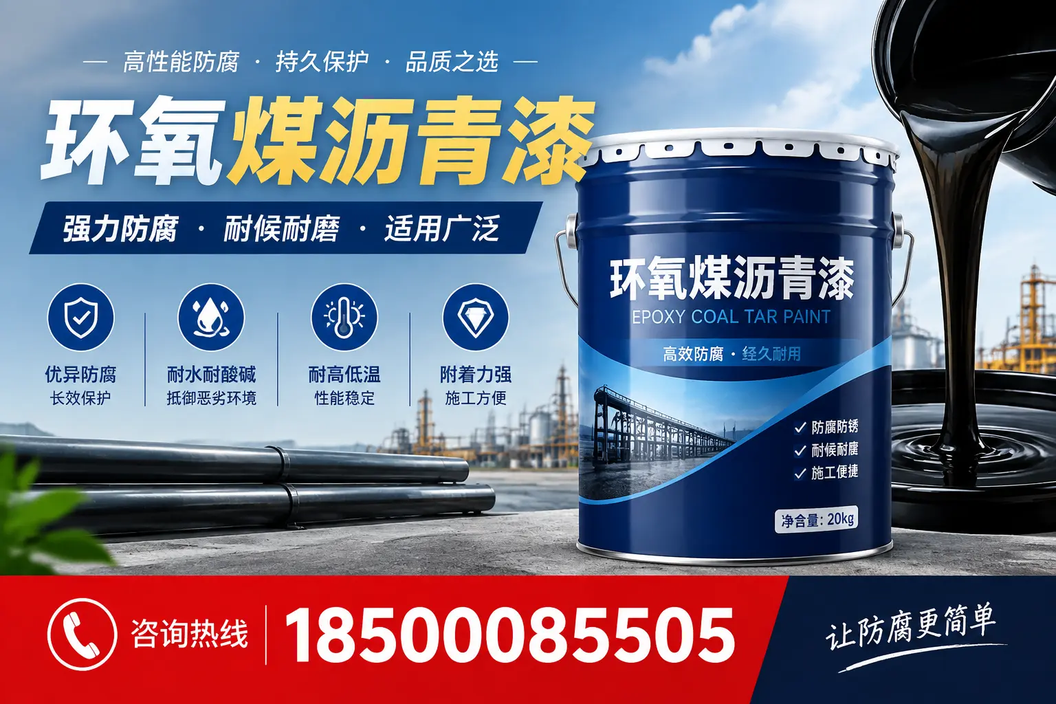 环氧煤沥青漆在不同气候条件下的表现分析，大庆适用性